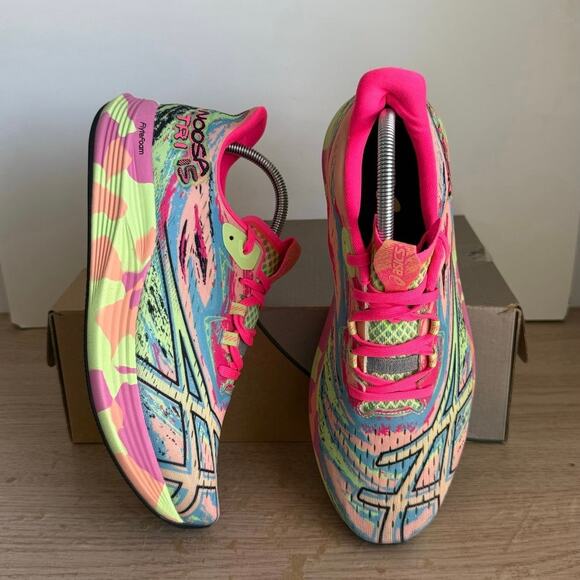 ASICS Noosa Tri 15 Avant Garde “Lime Green” Women Running Sneakers - SZ 11 - Picture 11 of 14